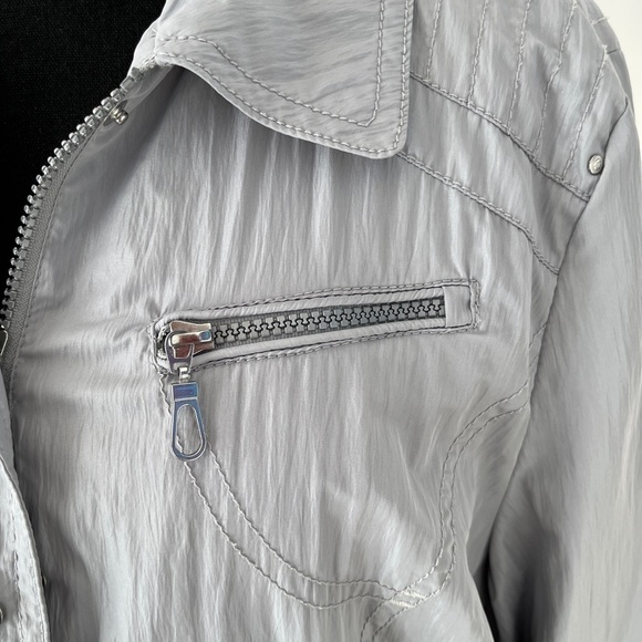 GERRY WEBER Grey Lightweight Zip Front Jacket Casual Neutral Travel Commute - Picture 9 of 16